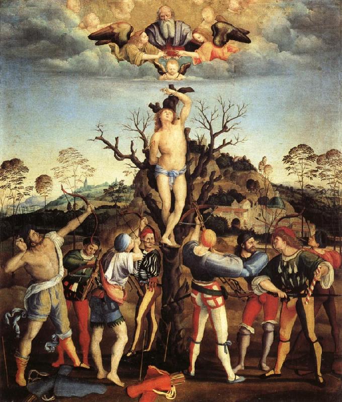 Girolamo Genga The Martyrdom of St.Sebastian china oil painting image